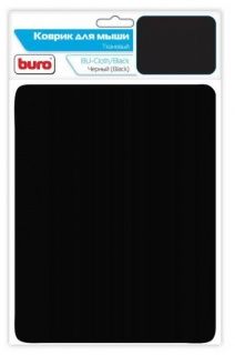 Коврик для мыши Buro BU-CLOTH черный