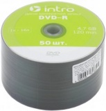 Диск DVD-R Intro 16х по 50 шт. Shrink